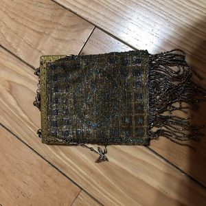 1920’s flapper hand beaded purse